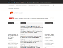 Tablet Screenshot of minoritaires.com